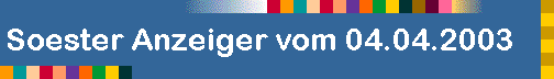 Soester Anzeiger vom 04.04.2003